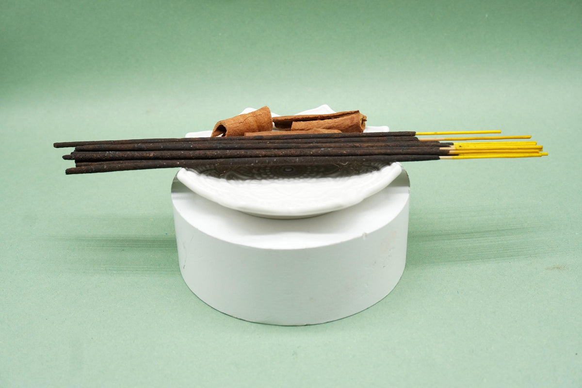 Saffron Hand Rolled Natural Incense Sticks