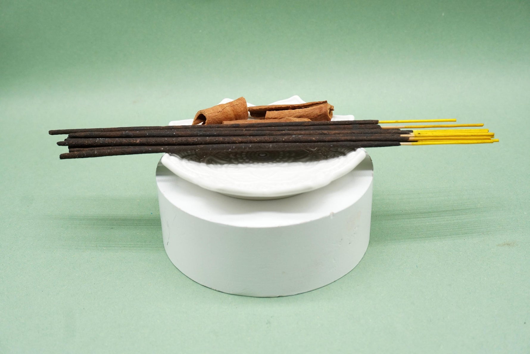 Saffron Hand Rolled Natural Incense Sticks