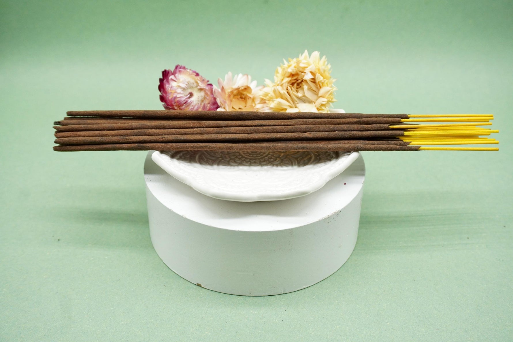 Green Champa Hand Rolled Natural Incense Sticks