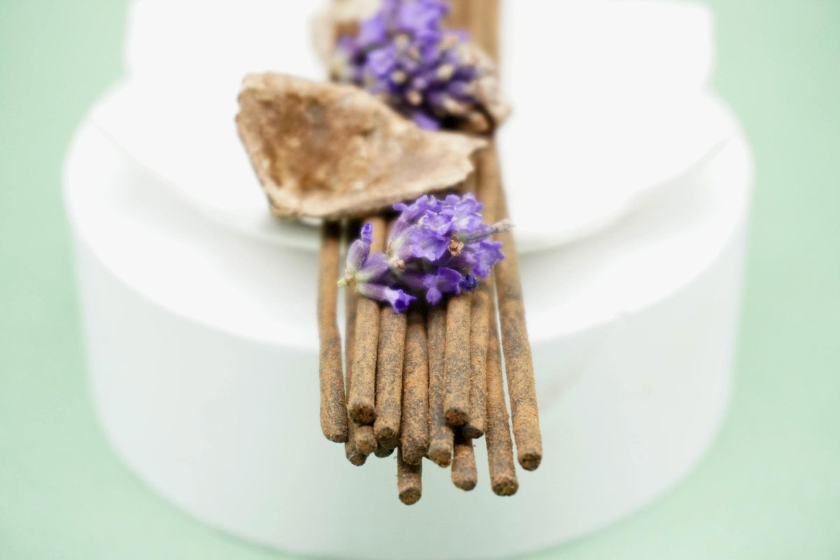 Dendera Hand Rolled Natural Sandalwood, Vanilla & Lavender Incense