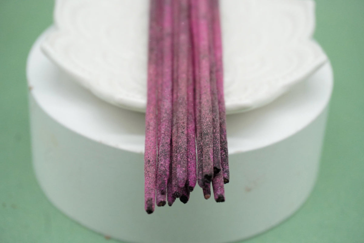 English Rose Hand Rolled Natural Incense Sticks