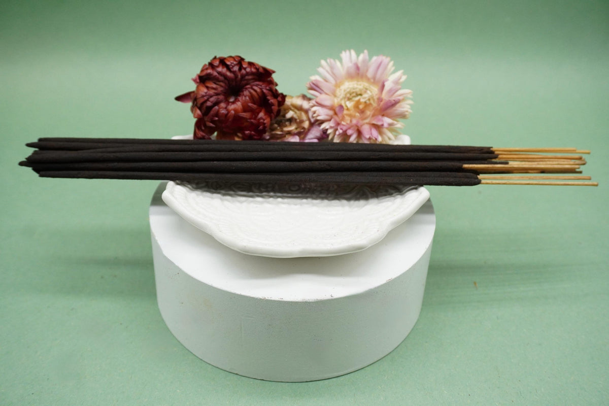 Rose & Patchouli Hand Rolled Natural Incense Sticks