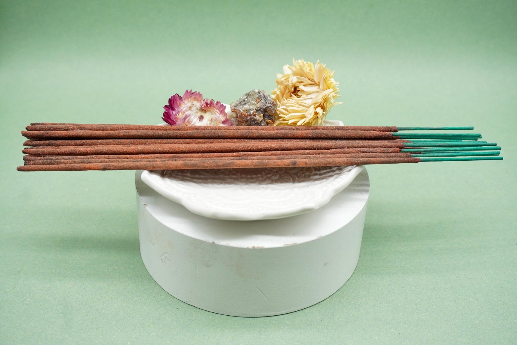 Rose & Amber Hand Rolled Natural Incense Sticks