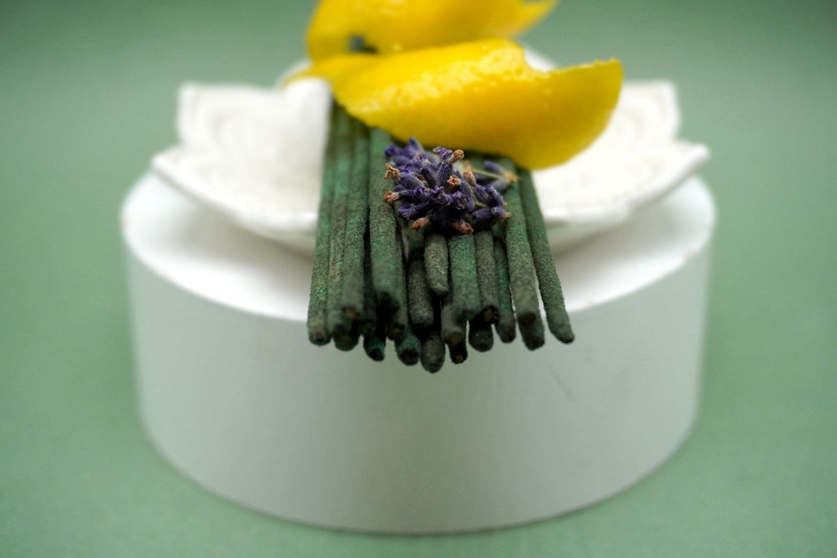 Lyonesse Hand Rolled Natural Lemongrass & Lavender Incense